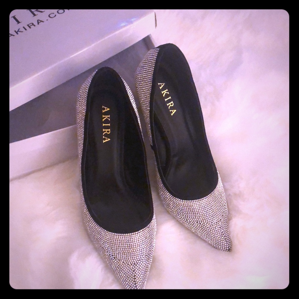 Selina- High Heel Rhinestone Shoes